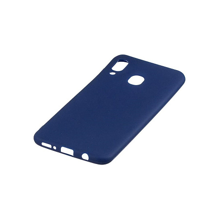Helmet Case TPU Matte Samsung A30, Blue