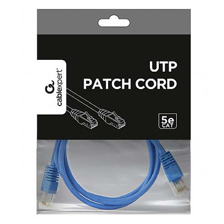 1.5m, Patch Cord Blue, PP12-1.5M/B, Cat.5E, Cablexpert, molded strain relief 50u" plugs 1.5m, Patch Cord Blue, PP12-1.5M/B, Cat.5E, Cablexpert, molded strain relief 50u" plugs
