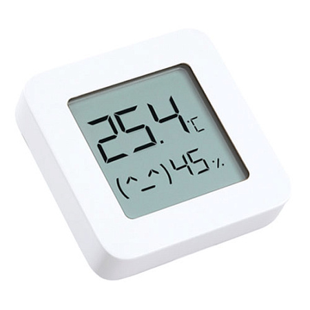 Датчик температуры и влажности Xiaomi Mi Temperature and Humidity Monitor 2, Белый