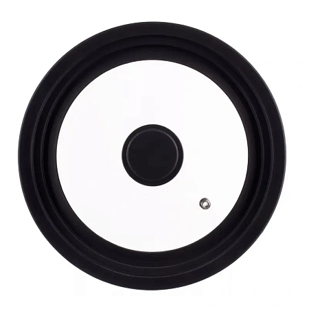Крышка Ardesto Black Mars Smart AR2024UL, 24см, Черный | Прозрачный Крышка Ardesto Black Mars Smart AR2024UL, 24см, Черный | Прозрачный