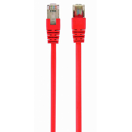 2m, FTP Patch Cord Red, PP22-2M/R, Cat.5E, Cablexpert, molded strain relief 50u" plugs 2m, FTP Patch Cord Red, PP22-2M/R, Cat.5E, Cablexpert, molded strain relief 50u" plugs