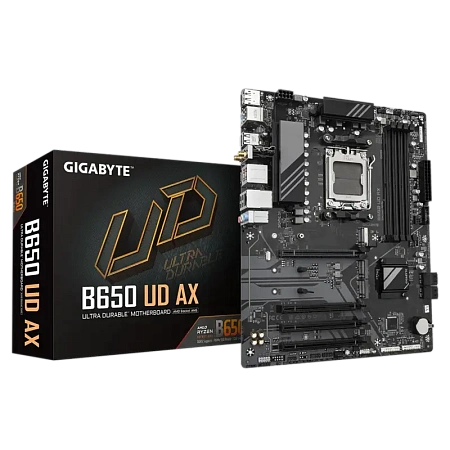 Материнская плата Gigabyte B650 UD AX-Y1, AM5, AMD B650, ATX Материнская плата Gigabyte B650 UD AX-Y1, AM5, AMD B650, ATX