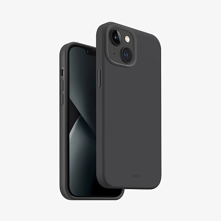 Uniq Case for iPhone 14 Hybrid Magclik Charging Lino Hue, Grey Uniq Case for iPhone 14 Hybrid Magclik Charging Lino Hue, Grey
