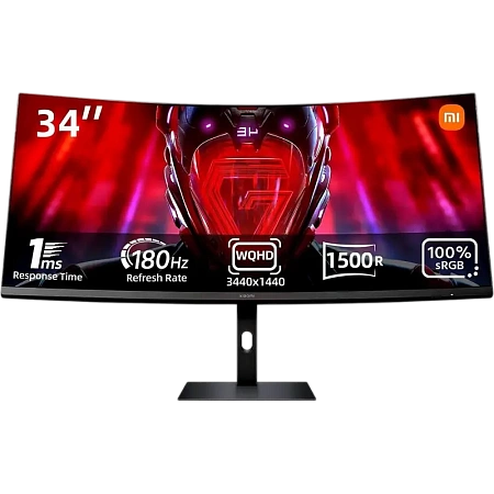 Игровой монитор Xiaomi G34WQi, VA 3440x1440 WQHD, Игровой монитор Xiaomi G34WQi, VA 3440x1440 WQHD,