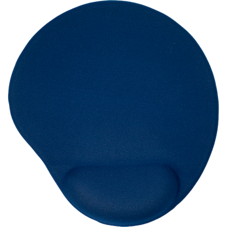 Mouse Pad Gembird MP-GEL-B, 240 × 220 × 4mm, Cloth, Gel wrist support, Blue