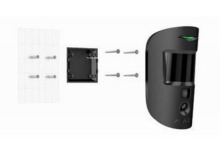 Ajax Wireless Security Motion Detector with Photo "MotionCam", Black Ajax Wireless Security Motion Detector with Photo "MotionCam", Black