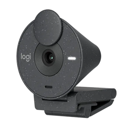 Camera Logitech BRIO 300, 1080p/30fps, FoV 70°, 2MP, Fixed Focus, Shutter, 1.5m, Type C, Graphite Camera Logitech BRIO 300, 1080p/30fps, FoV 70°, 2MP, Fixed Focus, Shutter, 1.5m, Type C, Graphite