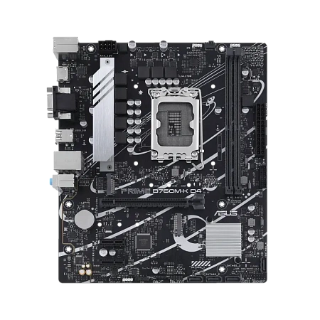 Материнская плата ASUS PRIME B760M-K D4, LGA1700, Intel B760, Micro-ATX Материнская плата ASUS PRIME B760M-K D4, LGA1700, Intel B760, Micro-ATX