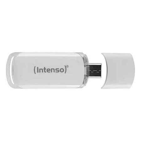 Intenso® USB Drive 3.2 Gen 1x1 (5 Gbit/s, USB-C) Flash Line 32 GB, White Intenso® USB Drive 3.2 Gen 1x1 (5 Gbit/s, USB-C) Flash Line 32 GB, White