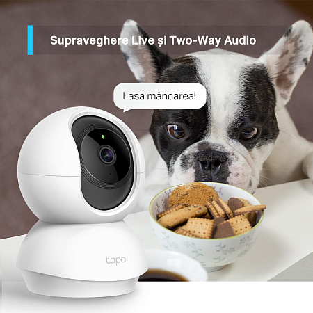 TP-Link Indoor TAPO C200, 2Mp, Pan/Tilt Home Security Wi-Fi Camera