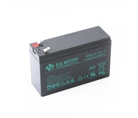 Аккумулятор для резервного питания B.B. HRC6-12, 12В, 6А*ч