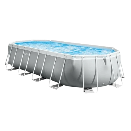 Каркасный бассейн Intex Prism Frame 26796, 13365л, Светло-серый, 26796 Каркасный бассейн Intex Prism Frame 26796, 13365л, Светло-серый, 26796