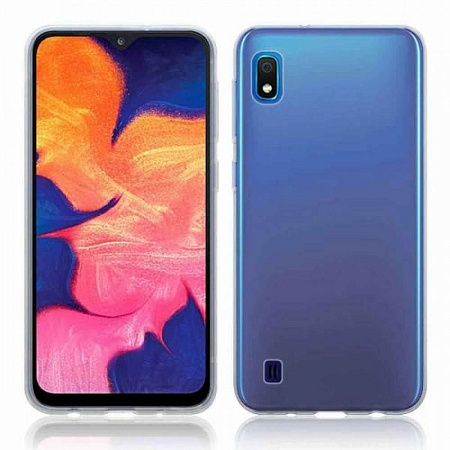 Helmet Case TPU Soft Samsung A10, Clear Helmet Case TPU Soft Samsung A10, Clear