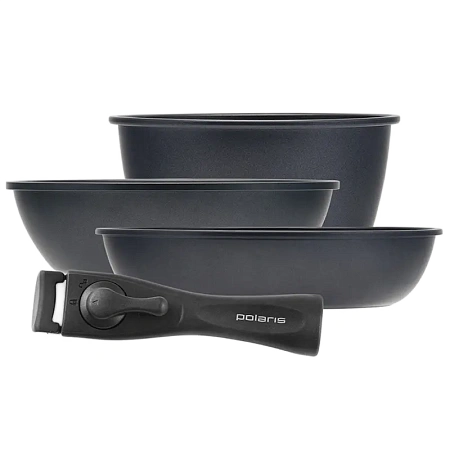 Набор посуды Polaris EasyKeep-4DG, 1,7л, Чёрный Набор посуды Polaris EasyKeep-4DG, 1,7л, Чёрный