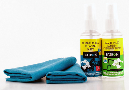 Cleaning set Universal PATRON "F3-019" Twice (Sprey 50ml+Wipe) Patron Cleaning set Universal PATRON "F3-019" Twice (Sprey 50ml+Wipe) Patron