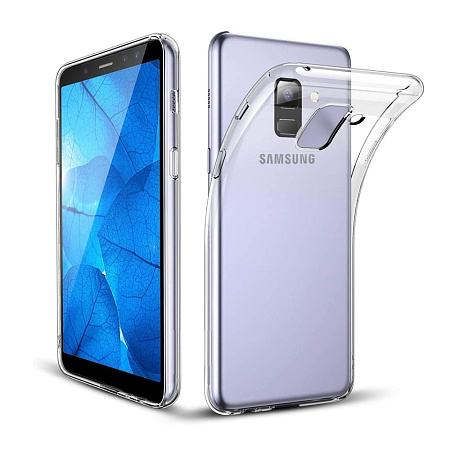 Helmet Case TPU Samsung A8 Plus (2018), Clear Helmet Case TPU Samsung A8 Plus (2018), Clear