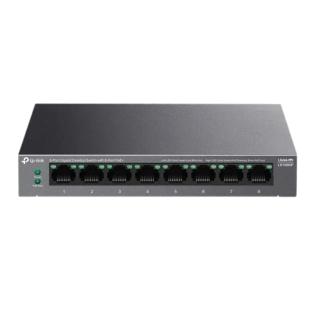 PoE коммутатор TP-LINK LS108GP, 802.3af/at PoE+ PoE коммутатор TP-LINK LS108GP, 802.3af/at PoE+