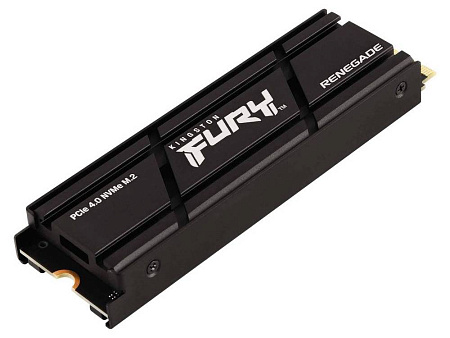 .M.2 NVMe SSD 2.0TB Kingston FURY  Renegade w/Heatsink10.5mm [PCIe 4.0 x4, R/W:7300/7000MB/s, 3DTLC]