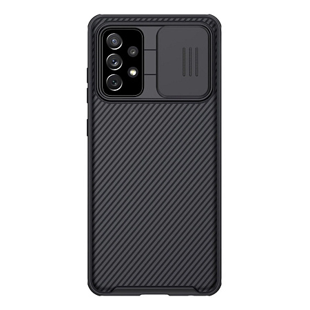 Nillkin Case Carbon Came Shield Pro Samsung A72, Black Nillkin Case Carbon Came Shield Pro Samsung A72, Black