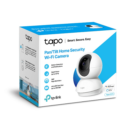 Умная камера видеонаблюдения TP-LINK Tapo C210, Белый