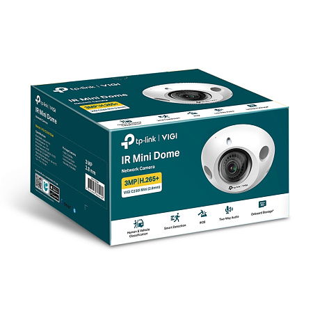 TP-Link Dome Network Camera, "VIGI C230I Mini", 2.8mm, 3MP, IK08, PoE