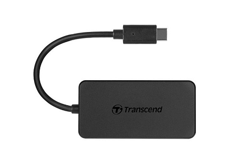USB Type-C Hub 4-port Transcend "TS-HUB2C" Black (1xUSB Type-C 3.0 to 4xUSB-A 3.0 5Gb/s) USB Type-C Hub 4-port Transcend "TS-HUB2C" Black (1xUSB Type-C 3.0 to 4xUSB-A 3.0 5Gb/s)