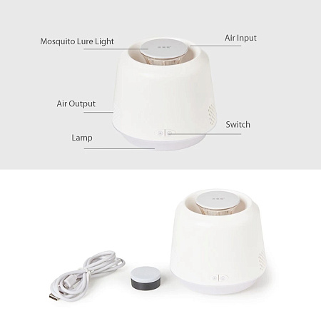 Лампа-ловушка для комаров Xiaomi QiaoQingting DYT-X6, Белый