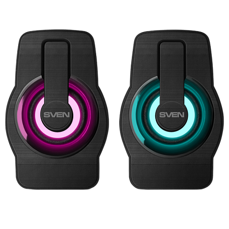 Speakers SVEN "255" Black, 4w, USB power, Dynamic RGB lighting Speakers SVEN "255" Black, 4w, USB power, Dynamic RGB lighting