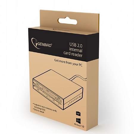 3.5" Card Reader Internal Gembird FDI2-ALLIN1-02-B, MS/MS Duo/SD/MMC/ XD/ CF/CFII/T-Flash,M2/USB 2.0 3.5" Card Reader Internal Gembird FDI2-ALLIN1-02-B, MS/MS Duo/SD/MMC/ XD/ CF/CFII/T-Flash,M2/USB 2.0