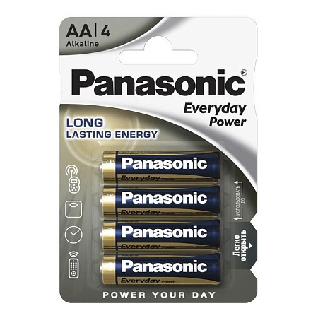 Panasonic "EVERYDAY Power" AA Blister *4, Alkaline, LR6REE/4BP Panasonic "EVERYDAY Power" AA Blister *4, Alkaline, LR6REE/4BP