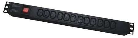 19" 1U IEC type, PDU-IE0021, 12 ports, 16A, 1.8M, APC Electronic 19" 1U IEC type, PDU-IE0021, 12 ports, 16A, 1.8M, APC Electronic