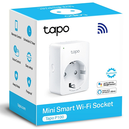 TP-LINK "Tapo P100" Smart Wi-Fi Socket TP-LINK "Tapo P100" Smart Wi-Fi Socket