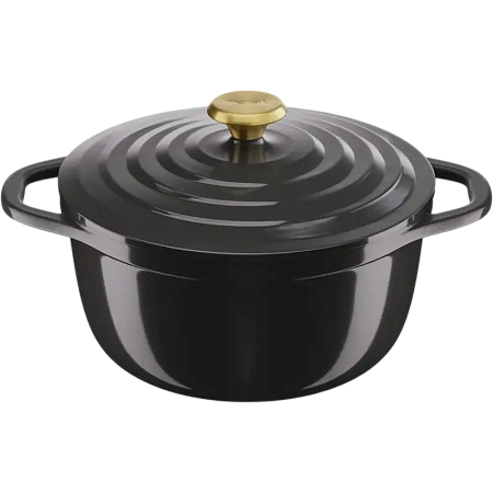 Кастрюля Tefal E2554604, 4,7л, 24см, Чёрный Кастрюля Tefal E2554604, 4,7л, 24см, Чёрный