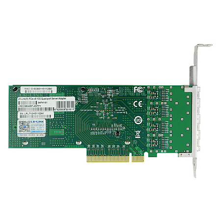Intel Server Adapter X710DA4, PCIe 3.0 x8, Quad SFP+ Port 10G Intel Server Adapter X710DA4, PCIe 3.0 x8, Quad SFP+ Port 10G