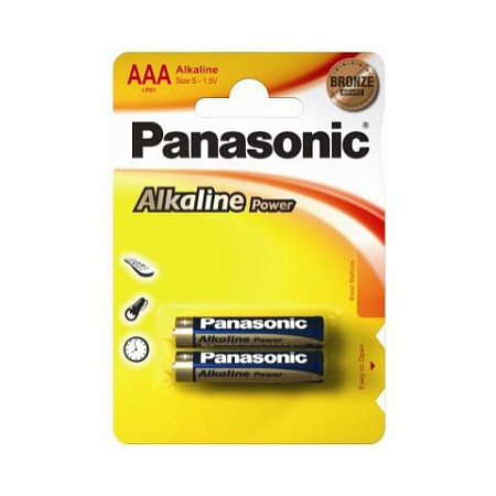 Panasonic "ALKALINE Power" AAA Blister* 2, Alkaline, LR03REB/2BP Panasonic "ALKALINE Power" AAA Blister* 2, Alkaline, LR03REB/2BP