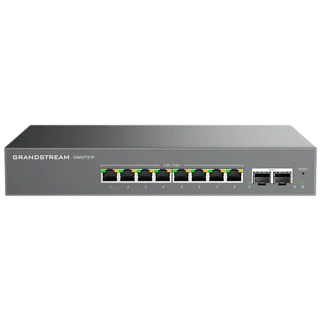 PoE коммутатор Grandstream GWN7721P, 8x IEEE 802.3af/at PoE коммутатор Grandstream GWN7721P, 8x IEEE 802.3af/at