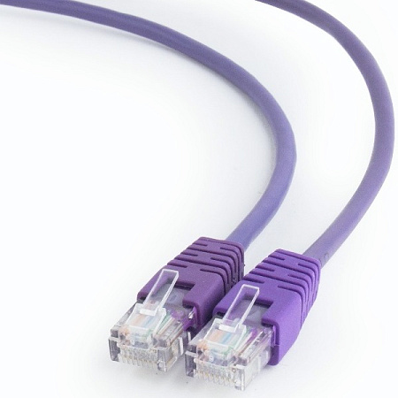 2m, Patch Cord Purple, PP12-2M/V, Cat.5E, Cablexpert, molded strain relief 50u" plugs 2m, Patch Cord Purple, PP12-2M/V, Cat.5E, Cablexpert, molded strain relief 50u" plugs