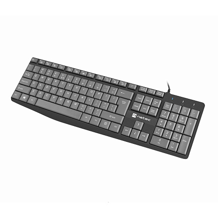 Natec Keyboard Nautilus Slim, US Layout Natec Keyboard Nautilus Slim, US Layout