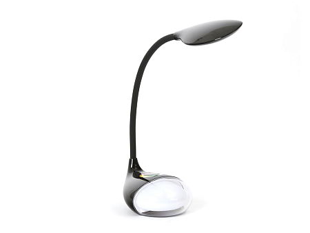 PLATINET DESK LAMP 6W + NIGHT LAMP COMPACT SIZE BLACK [44347]