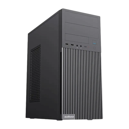 Компьютерный корпус Sohoo 2815BK, Midi-Tower, ATX, Чёрный Компьютерный корпус Sohoo 2815BK, Midi-Tower, ATX, Чёрный