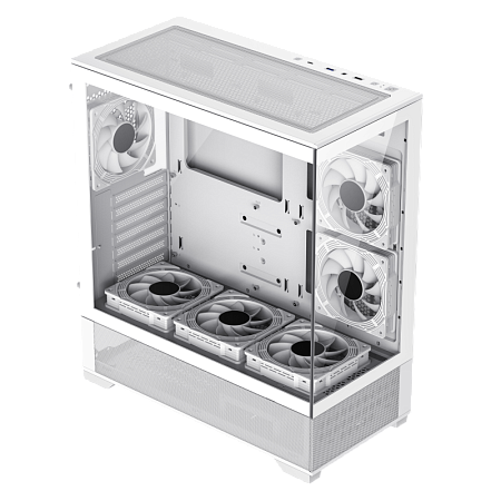 Case ATX GAMEMAX Vista AW, w/o PSU, 0.6mm, 6x120mm ARGB, ARGB Hub, RC, Front&Side Tempered Glass, 1x Case ATX GAMEMAX Vista AW, w/o PSU, 0.6mm, 6x120mm ARGB, ARGB Hub, RC, Front&Side Tempered Glass, 1x