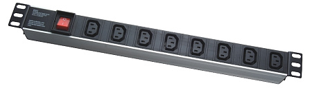 19" 1U IEC type, PDU-IE0018, 8 ports, 16A, 1.8M, APC Electronic 19" 1U IEC type, PDU-IE0018, 8 ports, 16A, 1.8M, APC Electronic