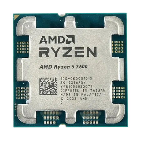 Процессор AMD Ryzen 5 7600, AMD Radeon Graphics, Tray