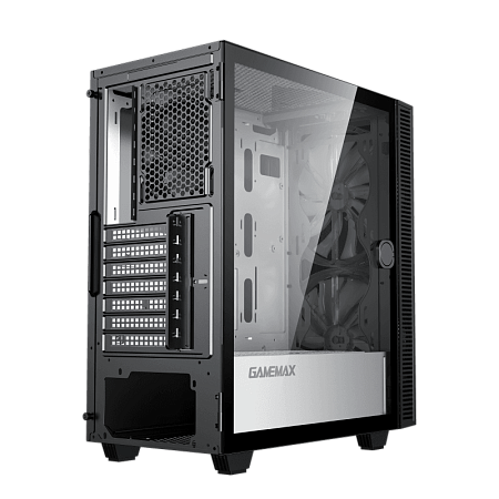 Case ATX GAMEMAX Aero, w/o PSU, 0.5mm, 2x200mm & 1x120mm ARGB fans, ARGB+PWM Hub, Front Mesh, TG, DF Case ATX GAMEMAX Aero, w/o PSU, 0.5mm, 2x200mm & 1x120mm ARGB fans, ARGB+PWM Hub, Front Mesh, TG, DF