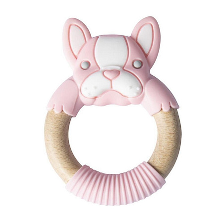 Bibipals Teething Ring Koala, Pink and White Bibipals Teething Ring Koala, Pink and White
