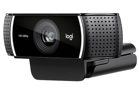 Camera Logitech C922 Pro, 1080p/30 fps, 3/15 MP, FoV: 78°, Zoom:1.2x, Autofocus, Stereo mic, 1.5m