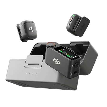 Портативный записывающий микрофон DJI Mic 3 (2 TX + 1 RX + Charging Case), Беспроводной, Черный Портативный записывающий микрофон DJI Mic 3 (2 TX + 1 RX + Charging Case), Беспроводной, Черный