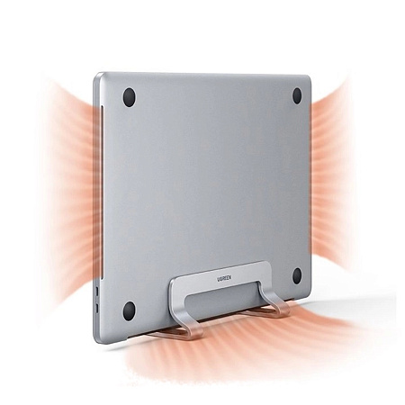 UGREEN Vertical Laptop Stand Aluminum Alloy | LP258, Silver UGREEN Vertical Laptop Stand Aluminum Alloy | LP258, Silver