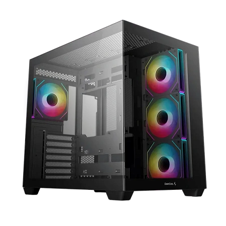 Компьютерный корпус Deepcool CG530 4F, Midi-Tower, Без блока питания, Чёрный Компьютерный корпус Deepcool CG530 4F, Midi-Tower, Без блока питания, Чёрный