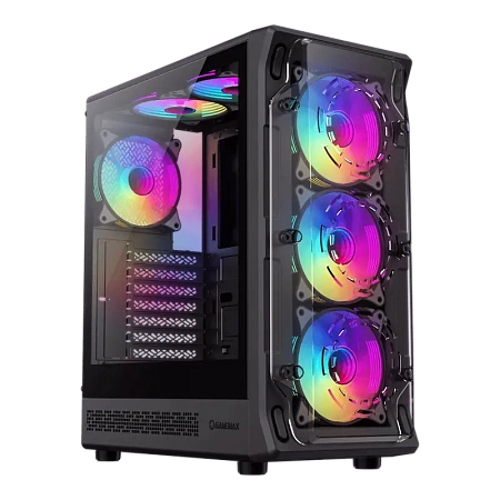 Компьютерный корпус Gamemax Starlight 2 AB, Midi-Tower, Без блока питания, Чёрный Компьютерный корпус Gamemax Starlight 2 AB, Midi-Tower, Без блока питания, Чёрный